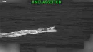 Military targets a suspected drug-smuggling boat in the Eastern Pacific