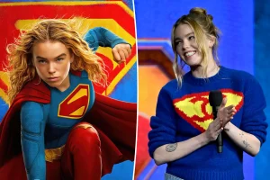 Milly Alcock from 'Supergirl' humorously responds to critics, pointing out that many of them are Christian fathers.