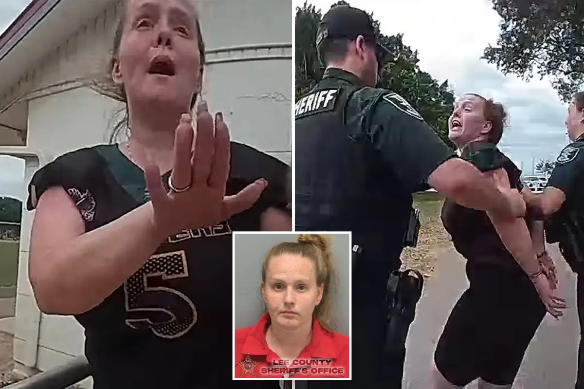 Mom in Florida detained for allegedly kicking a child at a youth football game as footage reveals chaotic incident.