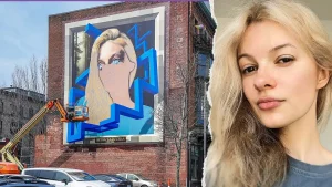 Mural paying tribute to Iryna Zarutska taken down following community backlash