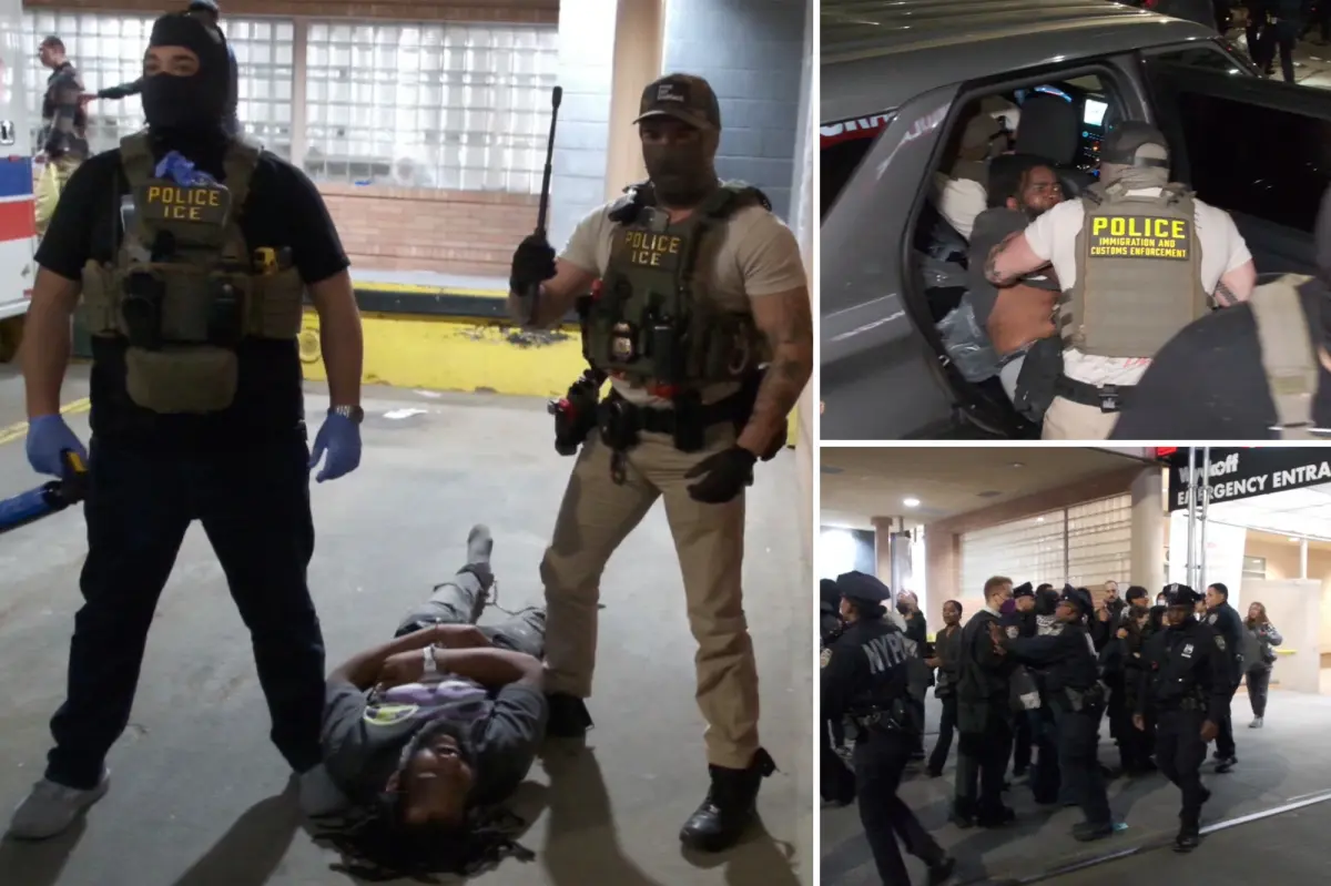 New York City hospital crowd was protecting undocumented immigrant with reported history of violence and drug issues.
