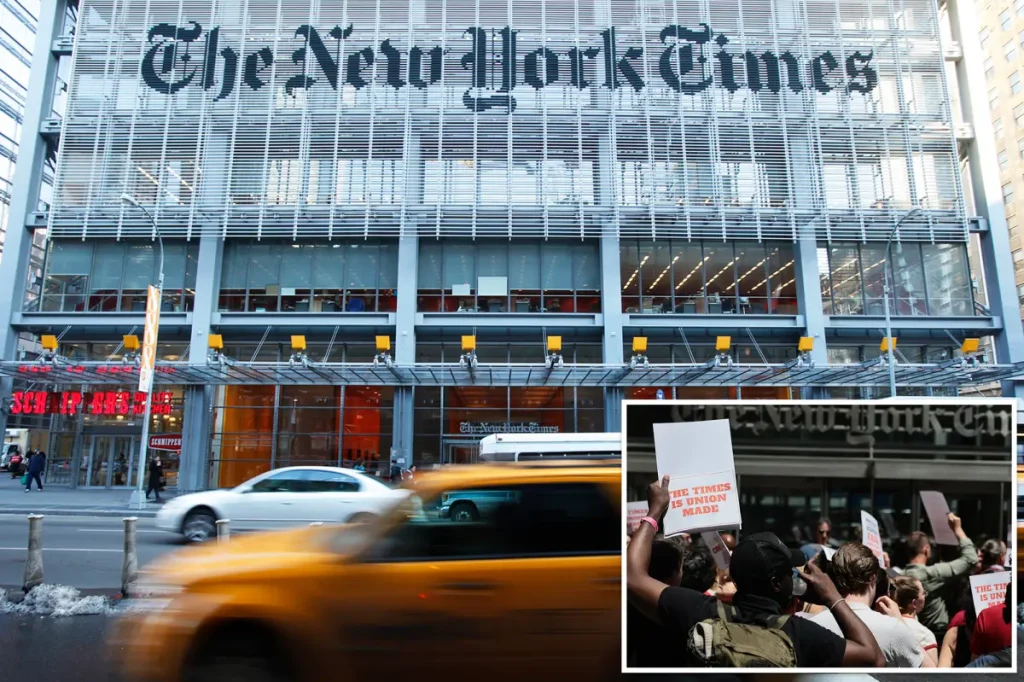New York Times reportedly utilized AI to monitor union workers
