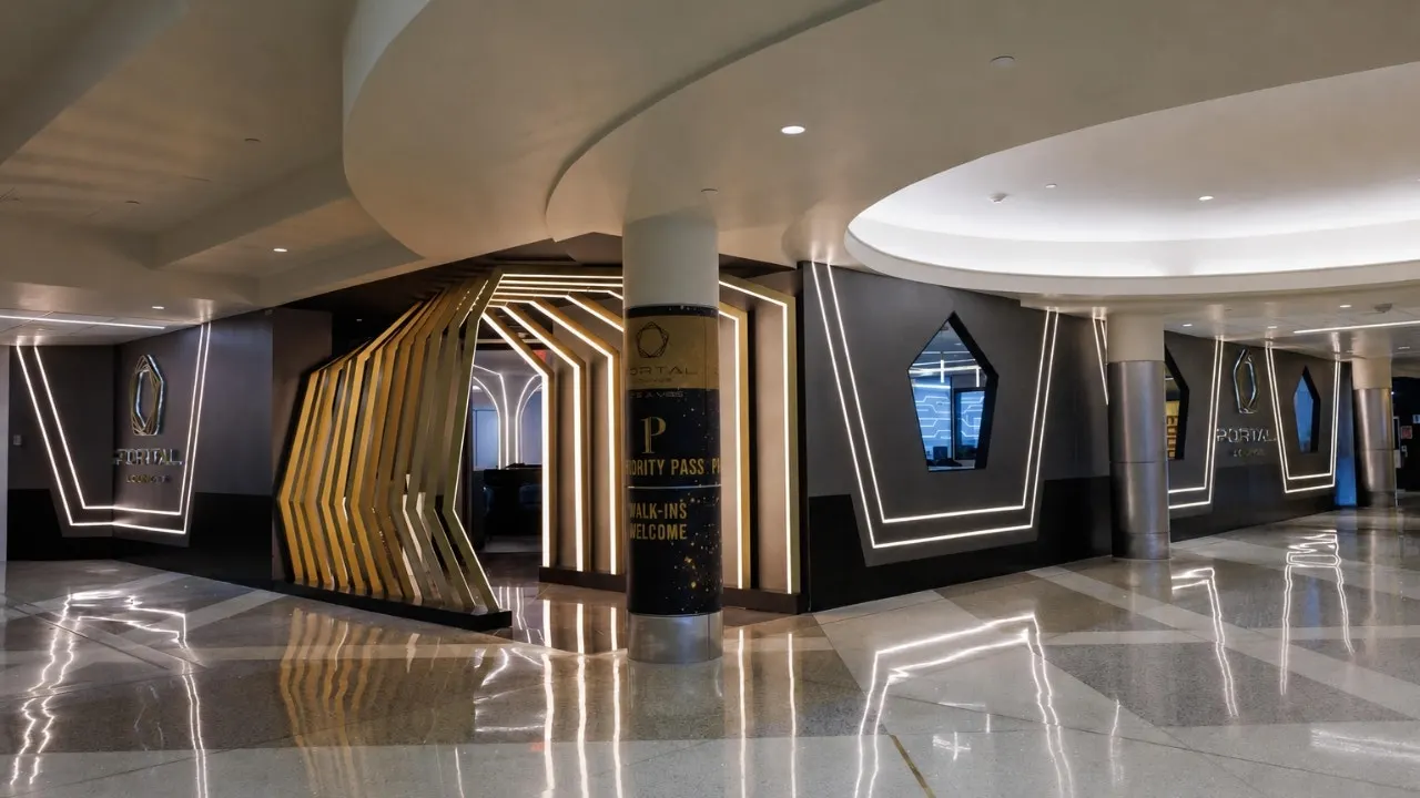 New lounge opens at MSP featuring a robotic bartender and 17 gaming stations