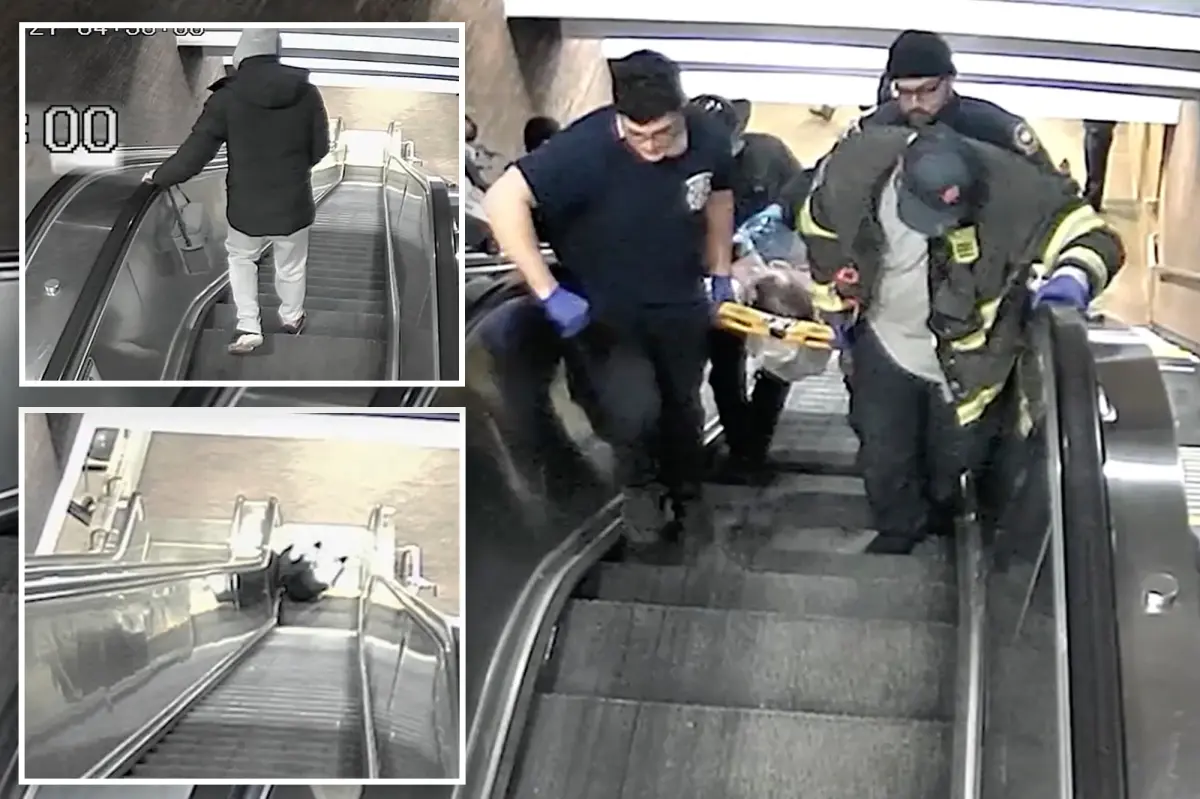 New video reveals a man trapped fatally in a Massachusetts escalator while many pass by without offering assistance.
