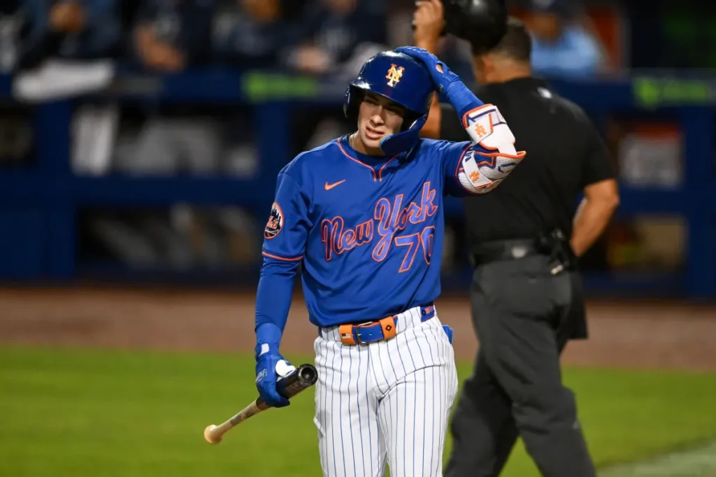 Nick Morabito receives Gary Carter's No. 8 for his debut with the Mets, but it won't last long.