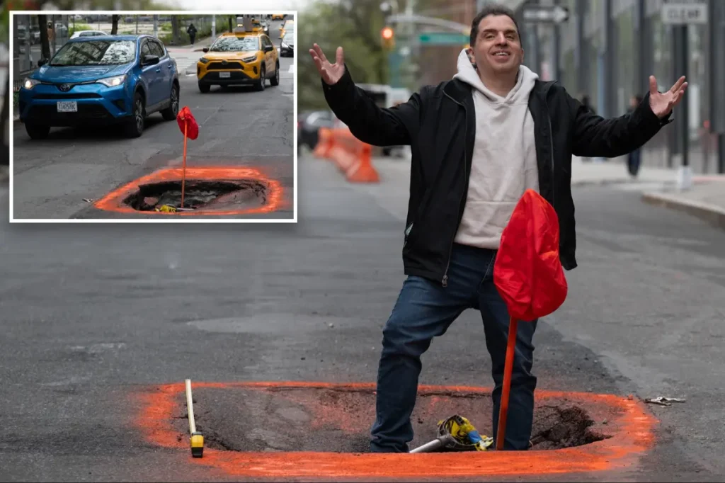 'Nightmare': massive LIC pothole continues to disrupt community despite NYC repairs