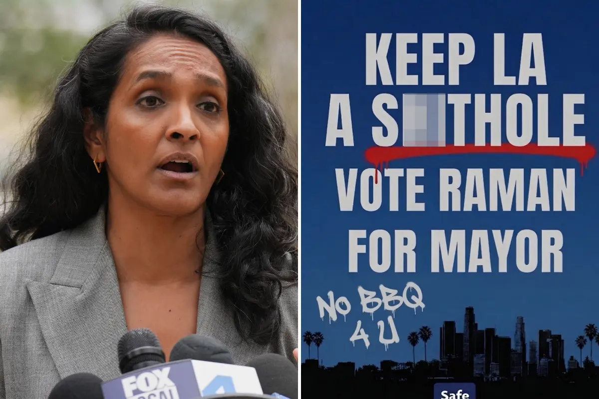 Nithya Raman criticized by community group with 'No BBQ' flyers in her neighborhood