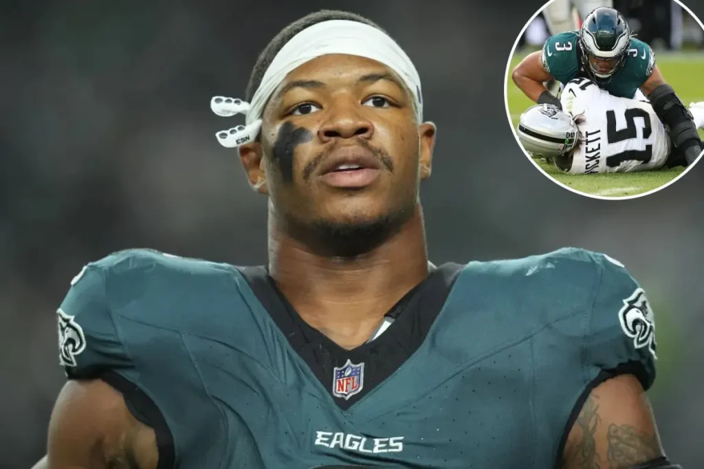 Nolan Smith from the Eagles detained for speeding after reportedly reaching 135 mph