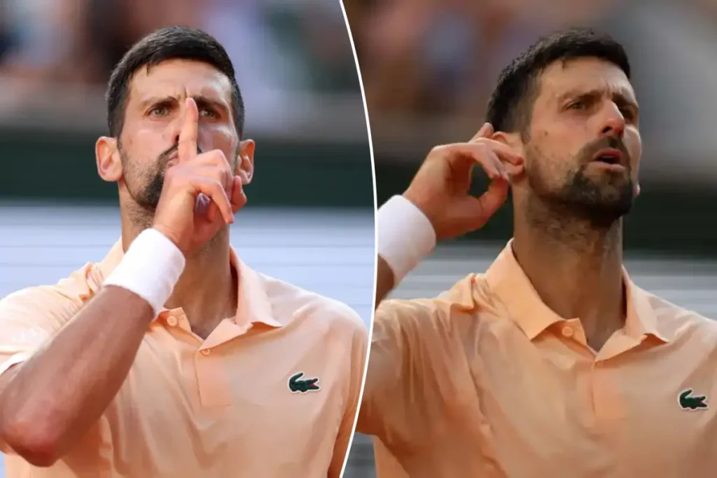 Novak Djokovic criticizes French Open audience after serve disruption