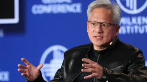 Nvidia's CEO Jensen Huang cautions that US chip restrictions have benefited China.
