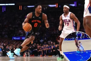 OG Anunoby leaves Game 2 due to injury worries for the Knicks