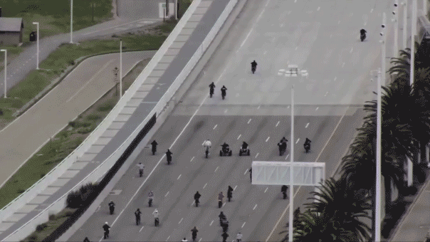 Oakland police shut down ATV and dirt bike takeover on Bay Bridge