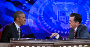 Obama Urges Stephen Colbert to Consider a Presidential Run