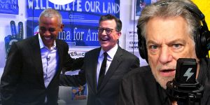 Obama's Colbert interview about 'fake applause' takes a turn with 'little green men' denial
