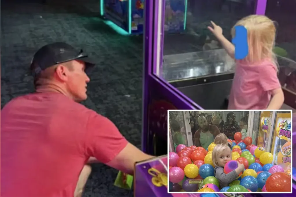 Off-duty police officer saves young child from claw machine at Missouri arcade