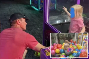 Off-duty police officer saves young child from claw machine at Missouri arcade