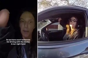 Officer stops woman with a disability for using her phone while driving but dismisses charges due to clear 'lack of evidence'