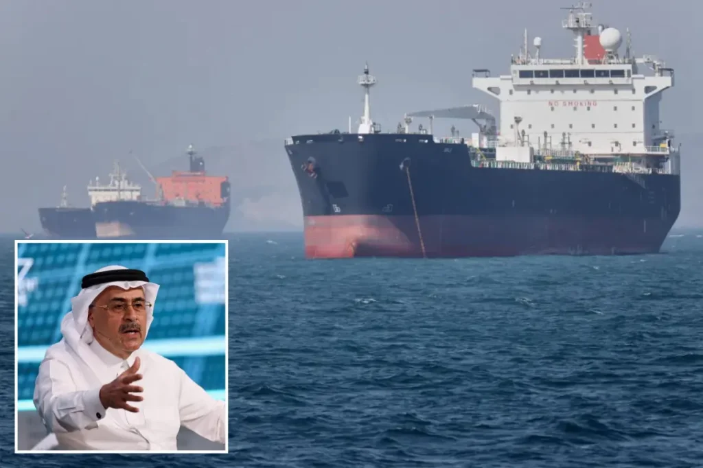 Oil markets could take until 2027 to bounce back due to disruptions in Hormuz, says Saudi Aramco CEO.