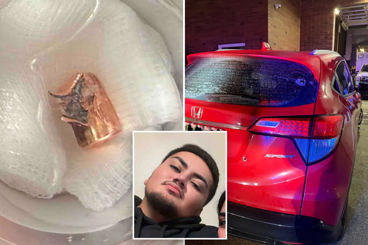 Oregon man, shot at In-N-Out drive-thru, drove his family to safety with a bullet in his head.