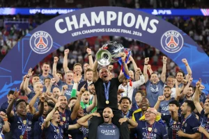 PSG wins against Arsenal in a shootout to secure their second consecutive Champions League title.