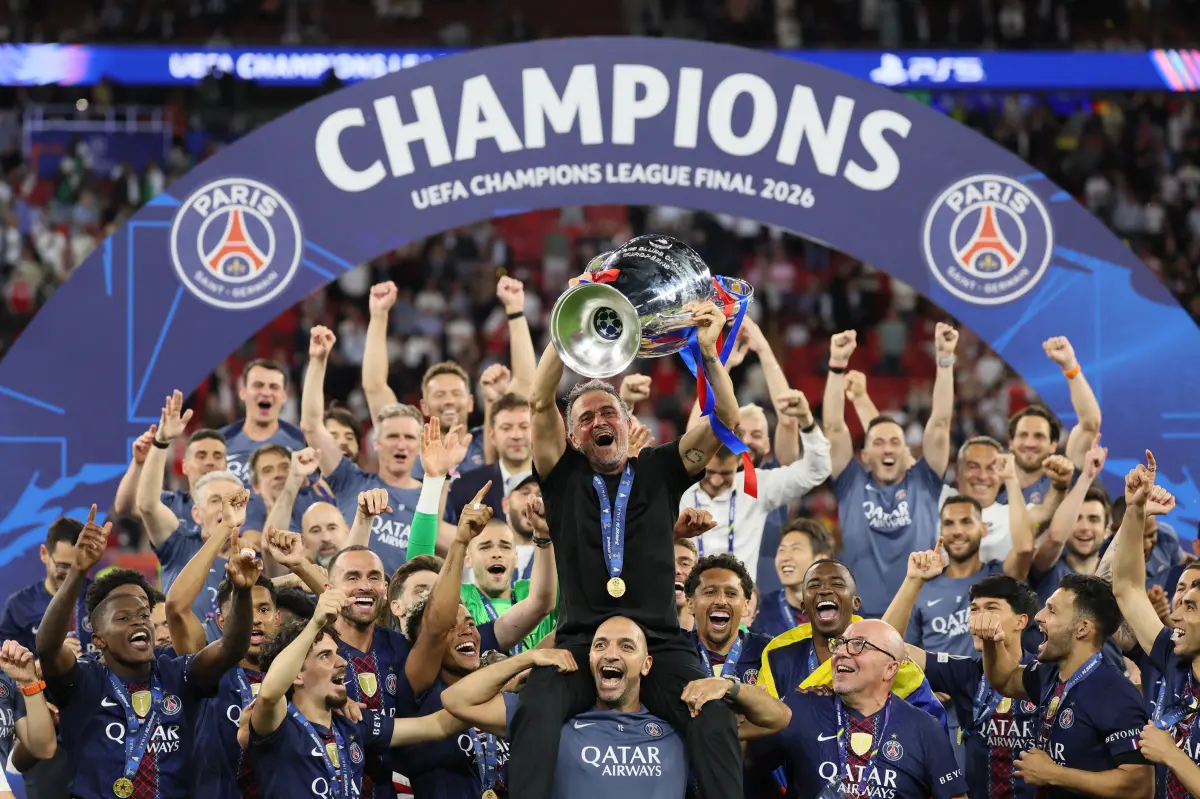 PSG wins against Arsenal in a shootout to secure their second consecutive Champions League title.