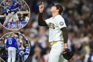 Padres gain NL West lead after blanking Dodgers