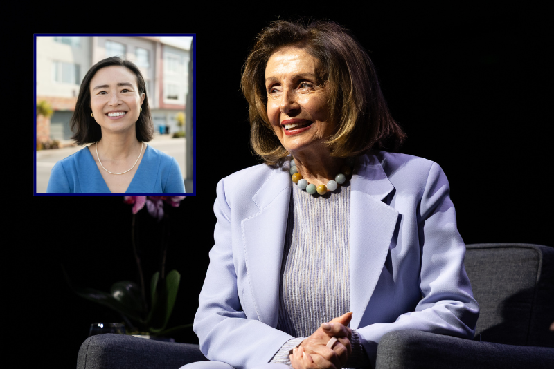 Pelosi supports a progressive candidate to succeed her in Congress
