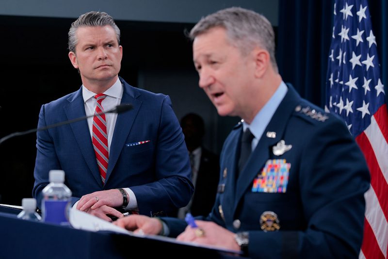 Pentagon shares news on Project Freedom and the 'red, white and blue dome'