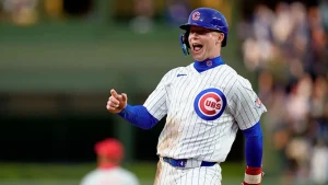 Pete Crow-Armstrong has a heated argument with a female White Sox fan filled with insults.