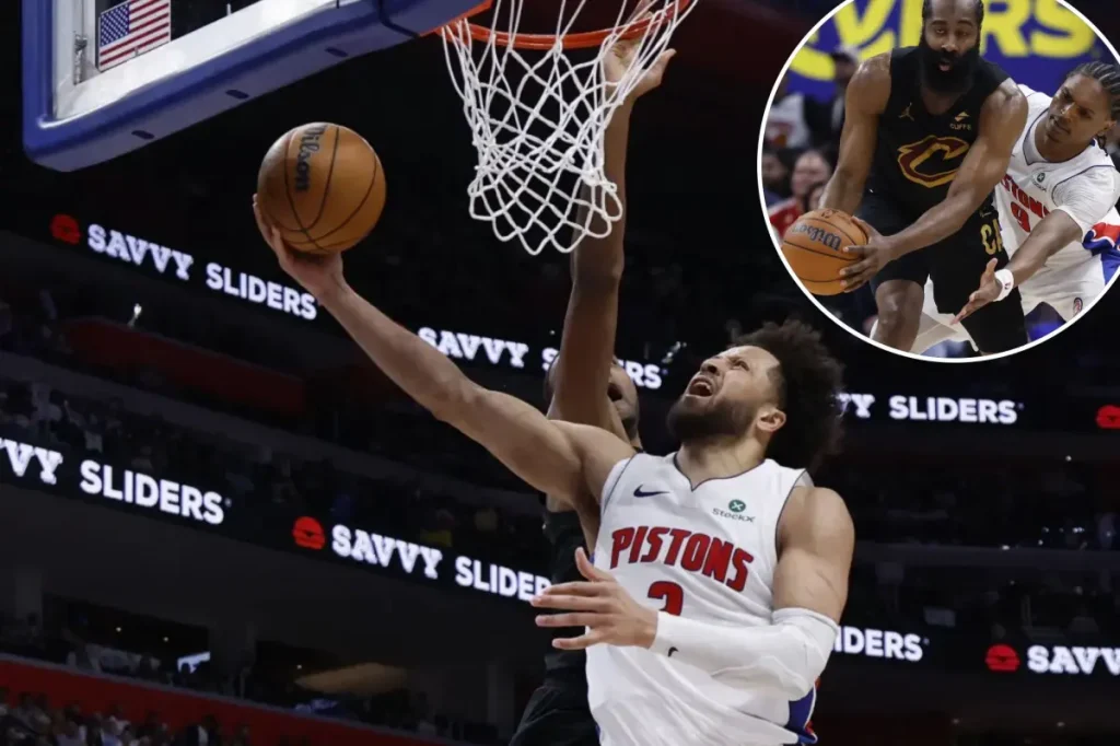 Pistons break their playoff losing streak against the Cavaliers with a win in Game 1