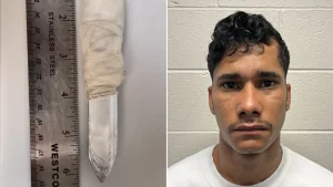 Police find jail shank with suspect in the killing of Loyola student Sheridan Gorman.
