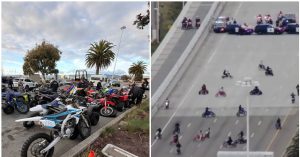 Police in California Arrest Suspects and Confiscate 77 Dirt Bikes in Bridge Incident