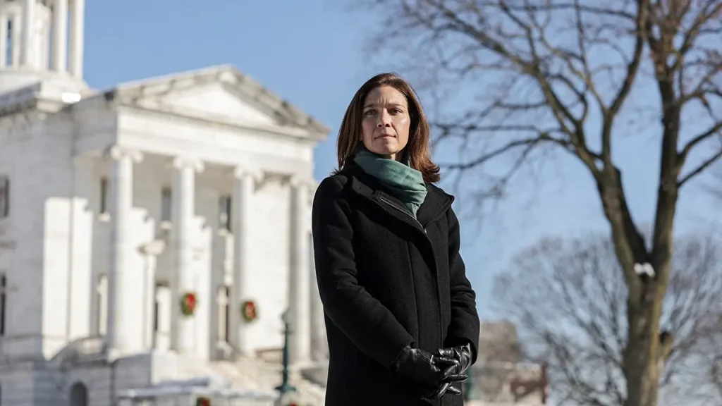 Political candidate declines to denounce Trump attacks in unusual video