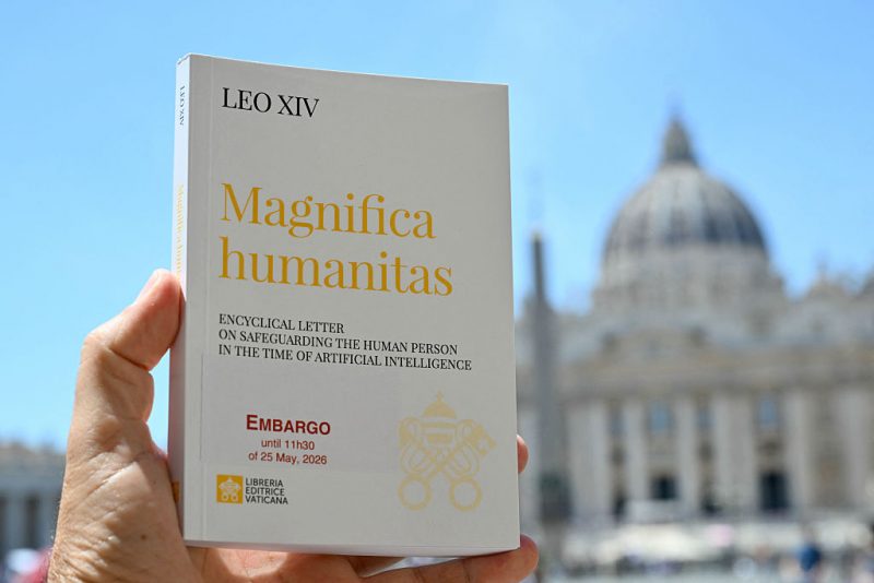 Pope Leo XIV cautions about AI in warfare and expresses regret for the Catholic Church’s involvement in slavery.