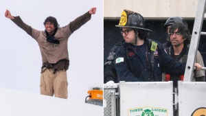 Protester against the war taken into custody after almost 6-day standoff on DC bridge
