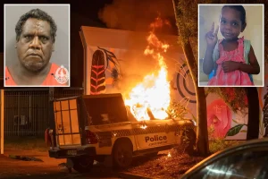 Protests break out over the suspected killer of an Indigenous girl in Australia
