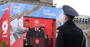 Putin Leads a Simplified Victory Day Military Parade in Moscow