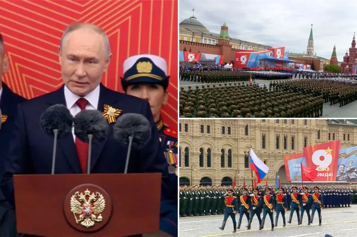 Putin participates in a reduced WW2 victory parade amid growing concerns about the Ukraine conflict