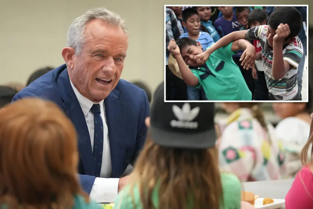 RFK encourages children to step away from screens and connect with their humanity