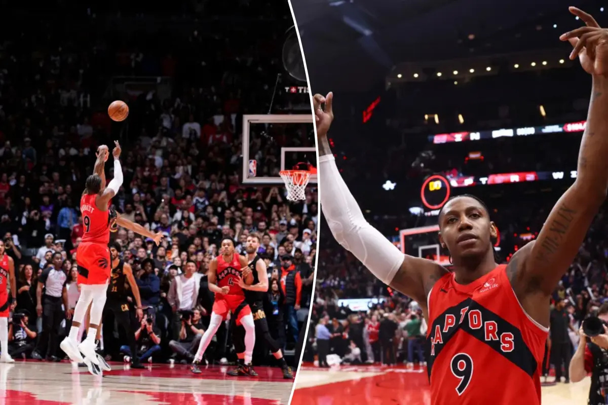 RJ Barrett makes an incredible game-winning shot to lead the Raptors to Game 7