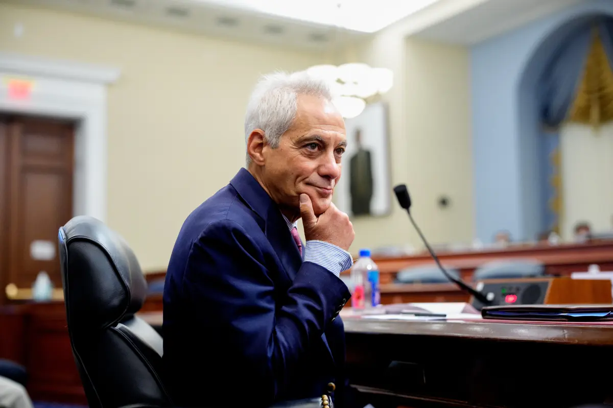 Rahm Emanuel explains why he believes Democrats have become 'too complacent' while considering a run for the 2028 presidency.