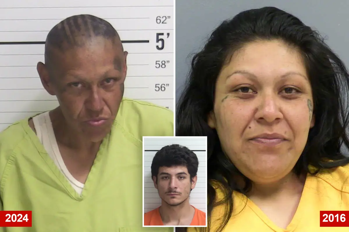Recent photos of a mother involved in incest who had a relationship with her son while struggling with homelessness and addiction