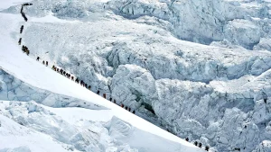 Record 274 climbers reach the summit of Mount Everest in a single day amidst concerns about overcrowding