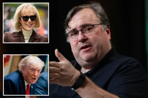 Reid Hoffman criticizes Trump regarding news of the investigation related to E. Jean Carroll.