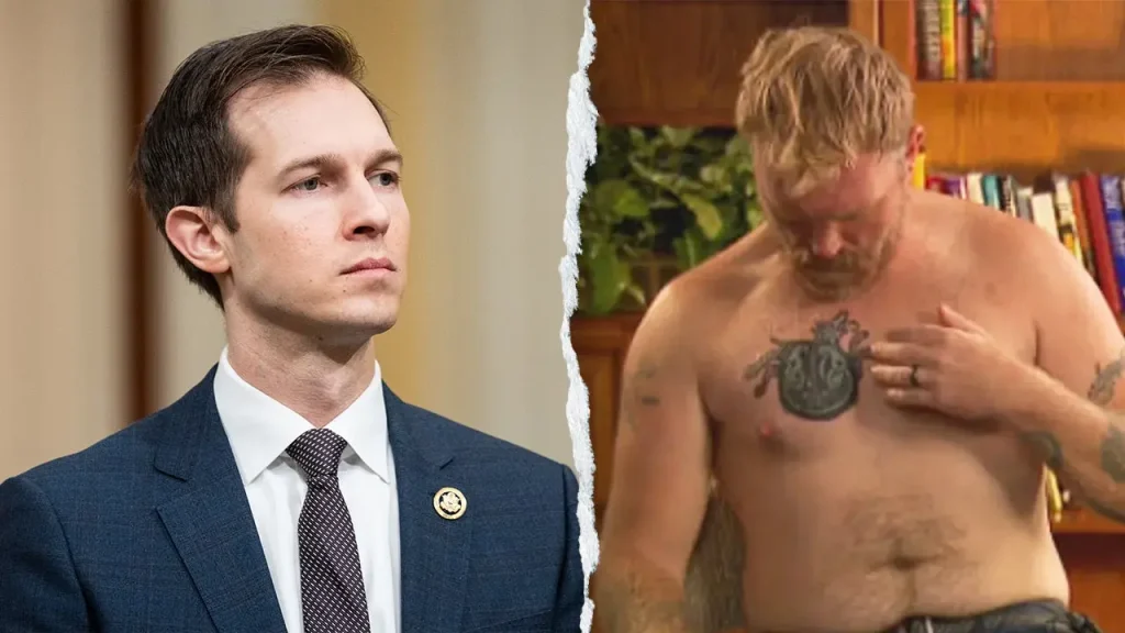 Rep Jake Auchincloss parts ways with Democrats due to Platner's tattoo linked to Nazis