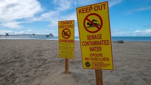 Repeated sewage discharges in the Tijuana River lead to beach closures in Southern California