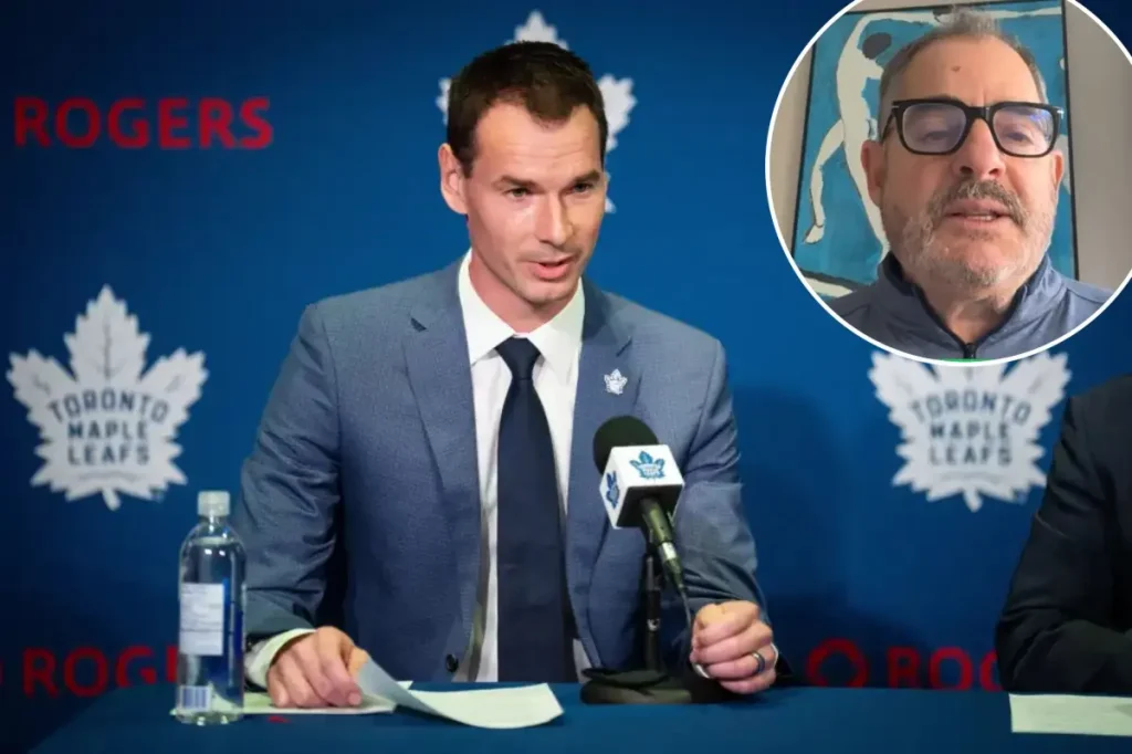 Reporter criticizes Maple Leafs' new 'con artist' GM John Chayka during press conference