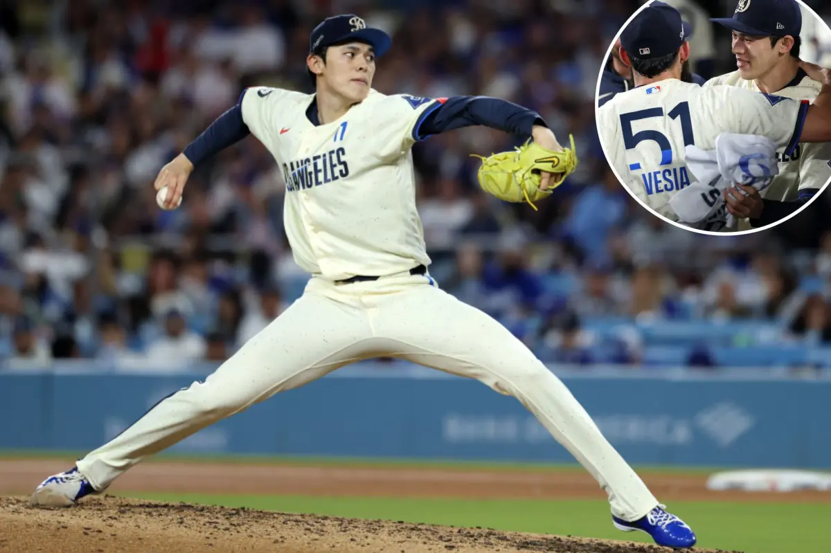 Roki Sasaki of the Dodgers finds his fastball again, and maybe himself