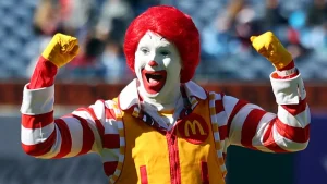 Ronald McDonald becomes popular for performing the 'Star-Spangled Banner' at a minor league baseball game