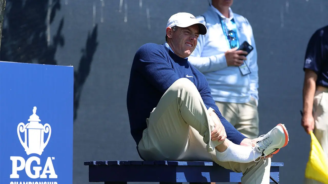 Rory McIlroy ends PGA Championship practice round early after tearing off toenail due to painful blisters